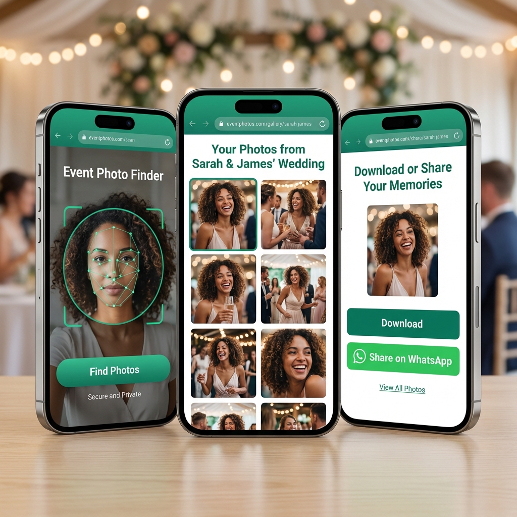 Face Finder Web Flow - Scan, Find, and Share