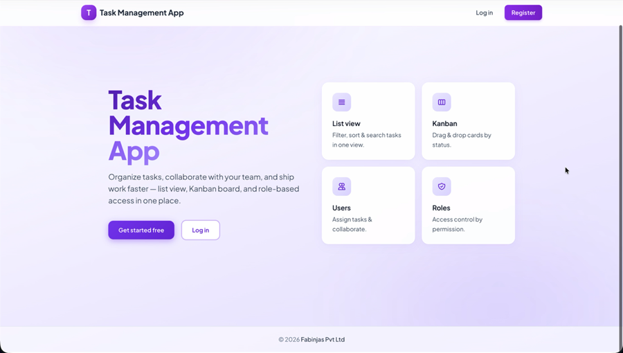 Task management SaaS